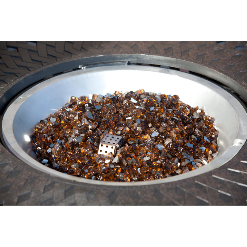 Fire Sense Burnt Reflective Fire Pit Glass & Reviews Wayfair